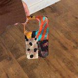 Boogzel Apparel Patchwork Pattern iPhone Case, view 6