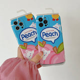 Boogzel Apparel Peach Drink iPhone Case, view 4