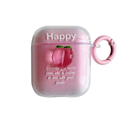 Boogzel Apparel Peachy 3D Airpods Case