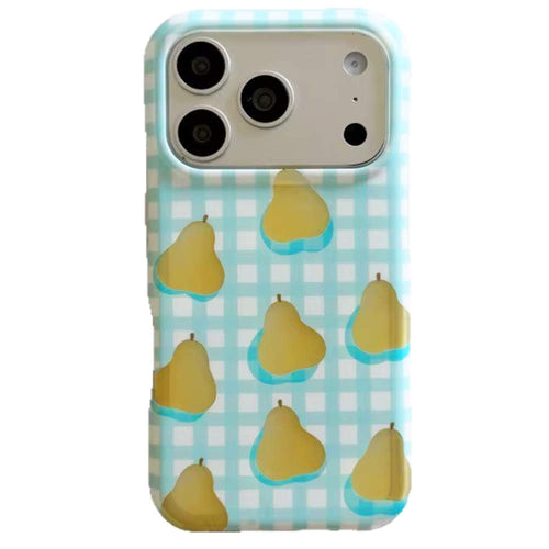 Boogzel Apparel Pear Checkered iPhone Case