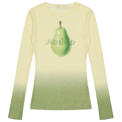 Boogzel Apparel Pear Gradient Knit Top