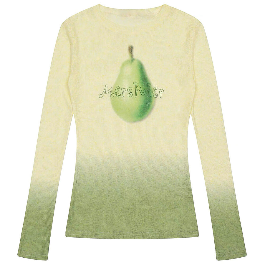 Boogzel Apparel Pear Gradient Knit Top