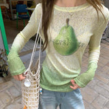 Boogzel Apparel Pear Gradient Knit Top, view 2