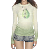 Boogzel Apparel Pear Gradient Knit Top, view 5