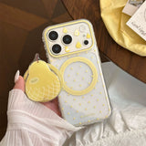 Boogzel Apparel Pear Grip Polka Dot iPhone Case, view 2