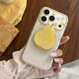 Boogzel Apparel Pear Grip Polka Dot iPhone Case, view 5