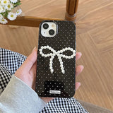 Boogzel Apparel Pearl Bow Polka Dot IPhone Case, view 4