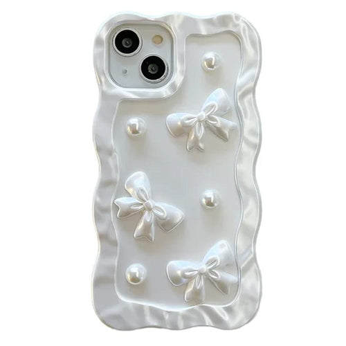 Boogzel Apparel Pearls & Bows iPhone Case