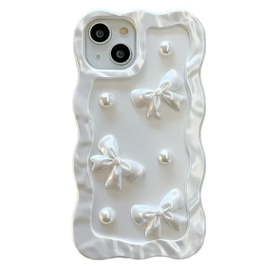 Boogzel Apparel Pearls & Bows iPhone Case