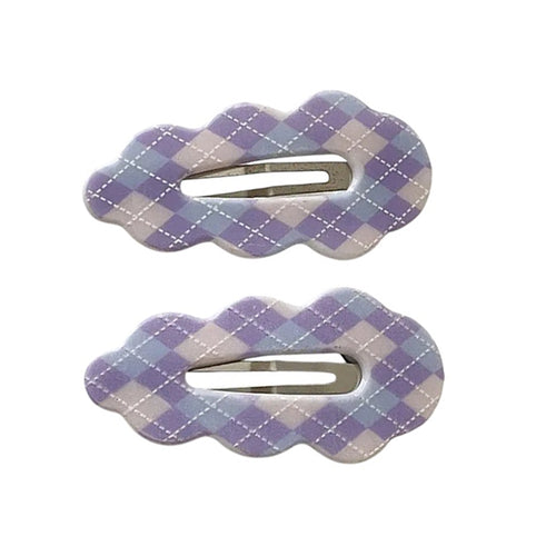Boogzel Apparel Perfectly Preppy Plaid Hair Clips