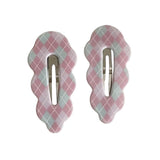 Boogzel Apparel Perfectly Preppy Plaid Hair Clips, view 3