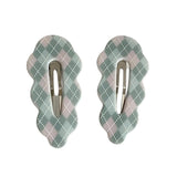Boogzel Apparel Perfectly Preppy Plaid Hair Clips, view 4