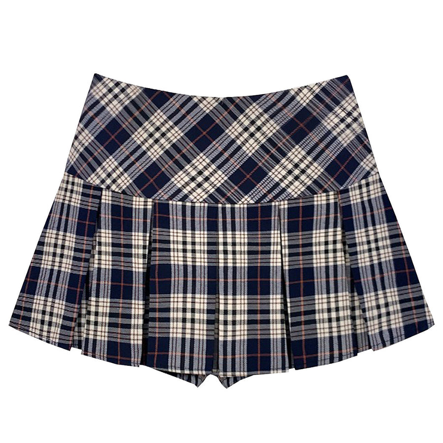 Boogzel Apparel Perfectly Preppy Plaid Pleated Skirt