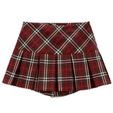 Boogzel Apparel Perfectly Preppy Plaid Pleated Skirt, view 2
