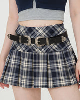 Boogzel Apparel Perfectly Preppy Plaid Pleated Skirt, view 3