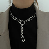 Boogzel Apparel Personality Crisis Grunge Chain Necklace, view 4