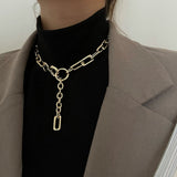 Boogzel Apparel Personality Crisis Grunge Chain Necklace, view 5