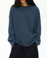 Boogzel Apparel Personality Crisis Striped Long Sleeve Shirt, view 3