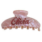 Boogzel Apparel Personalized Name Rhinestone Y2K Hair Claw, view 2
