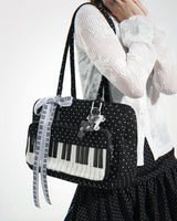 Boogzel Apparel Piano Key Handbag, view 4