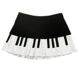 Boogzel Apparel Piano Key Pleated Skirt, view 4