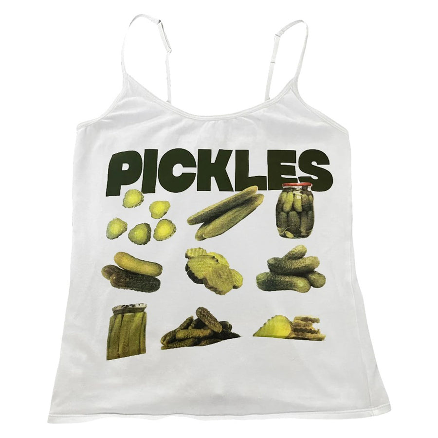 Boogzel Apparel Pickles Print Aesthetic Tank Top