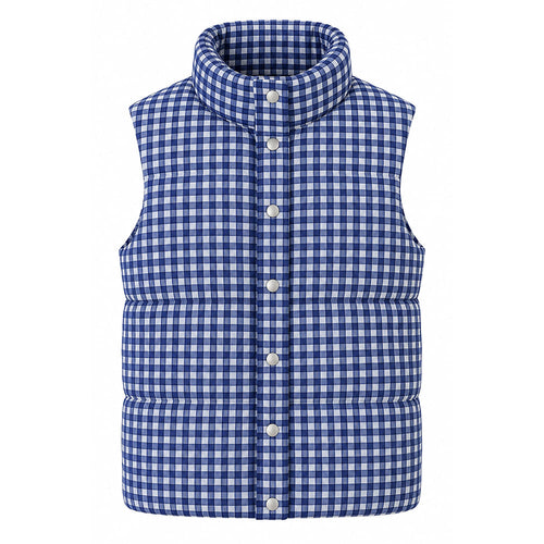 Boogzel Apparel Picnic Date Gingham Puffer Vest