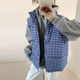 Boogzel Apparel Picnic Date Gingham Puffer Vest, view 6