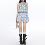 Boogzel Apparel Picnic For Two Plaid Dress, view 4