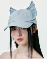 Boogzel Apparel Pierced Cat Ear Baseball Cap, view 2