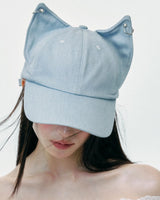 Boogzel Apparel Pierced Cat Ear Baseball Cap, view 4
