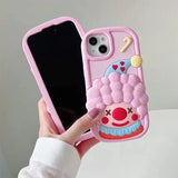 Boogzel Apparel Pink 3D Clown IPhone Case, view 6