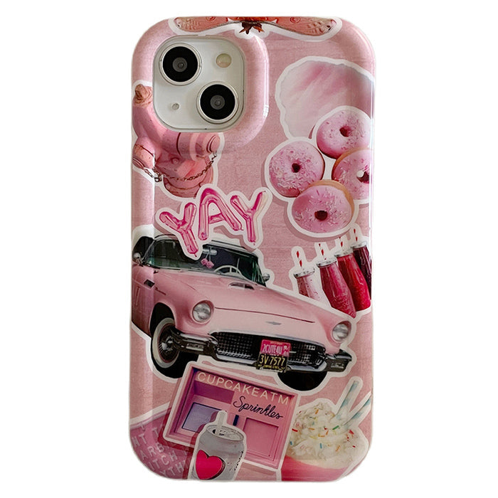 Boogzel Apparel Pink Aesthetic iPhone Case