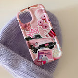 Boogzel Apparel Pink Aesthetic iPhone Case, view 2