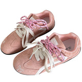 Boogzel Apparel Pink Bow Embroidery Sneakers, view 2