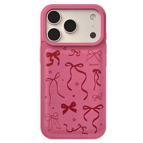 Boogzel Apparel Pink Bowknot iPhone Case