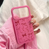 Boogzel Apparel Pink Bowknot iPhone Case, view 2