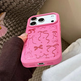 Boogzel Apparel Pink Bowknot iPhone Case, view 3