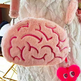 Boogzel Apparel Pink Brain Shoulder Bag, view 3