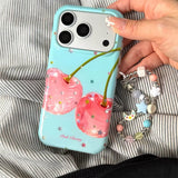 Boogzel Apparel Pink Cherry iPhone Case, view 2