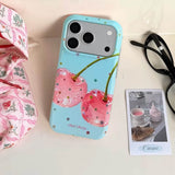 Boogzel Apparel Pink Cherry iPhone Case, view 3