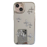 Boogzel Apparel Pink Cross Mirror IPhone Case, view 2