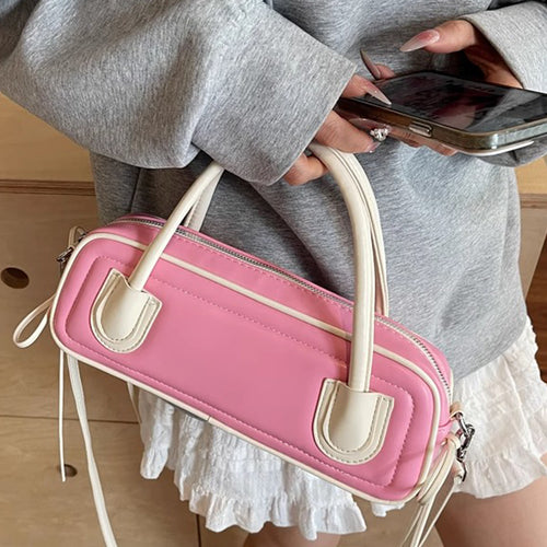 Boogzel Apparel Pink Dachshund Shape Handbag