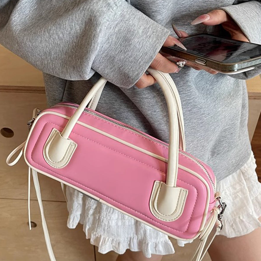 Boogzel Apparel Pink Dachshund Shape Handbag