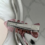 Boogzel Apparel Pink Fish Bone Claw Clip, view 4