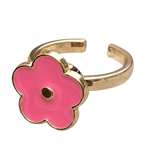 Boogzel Apparel Pink Flower Anxiety Ring 🌸