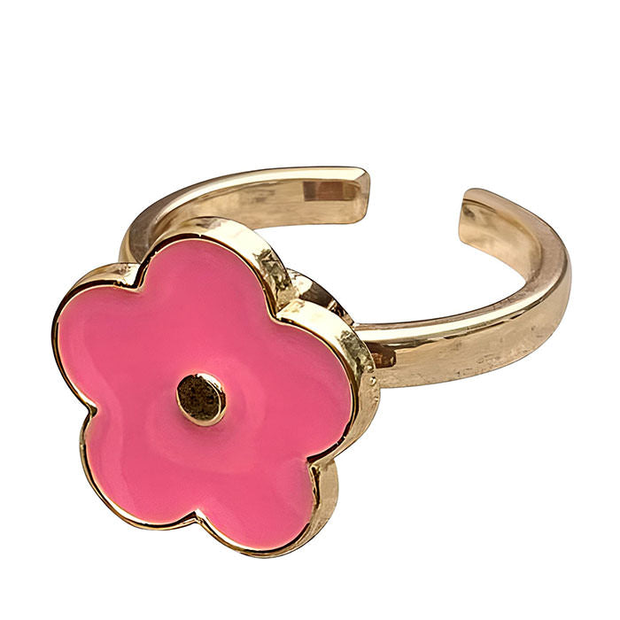 Boogzel Apparel Pink Flower Anxiety Ring ๐ธ