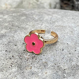 Boogzel Apparel Pink Flower Anxiety Ring ๐ธ, view 3