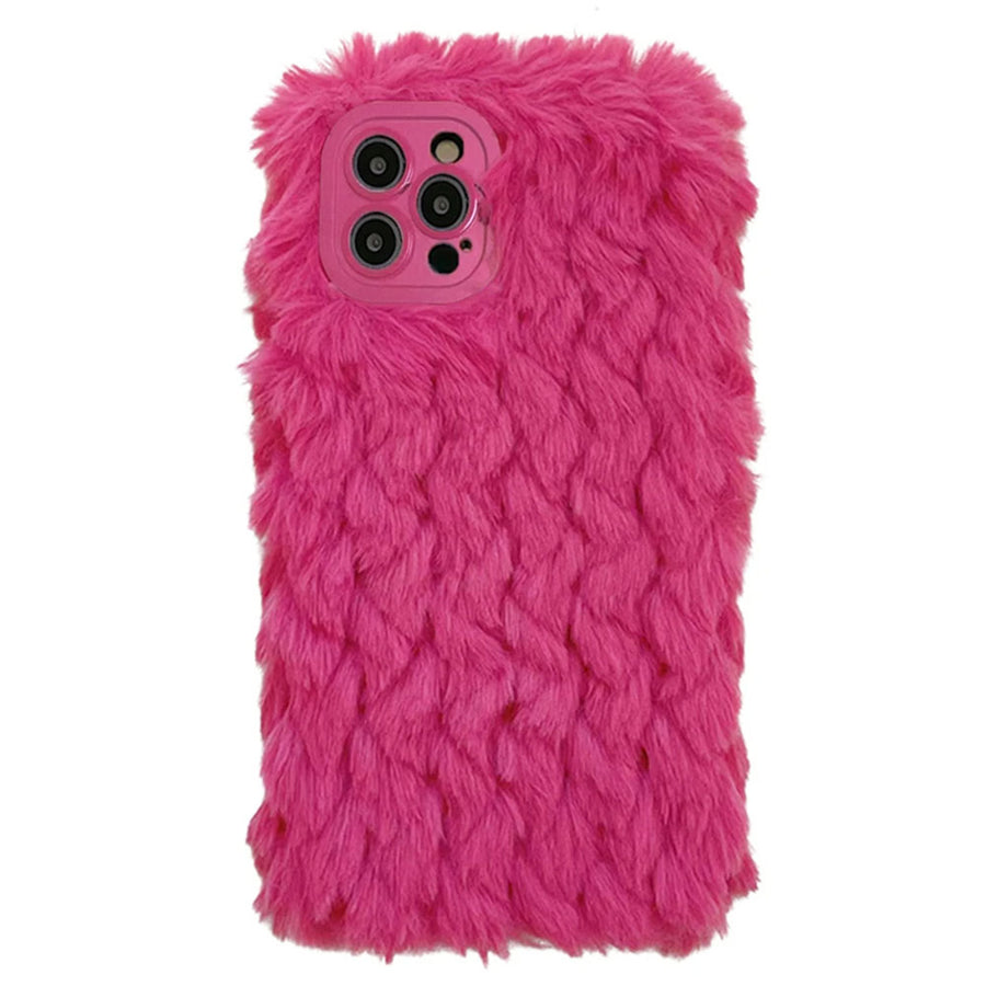 Boogzel Apparel Pink Fuzzy iPhone Case