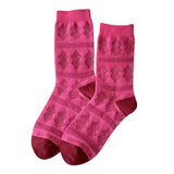 Boogzel Apparel Pink & Green Patterned Socks, view 3
